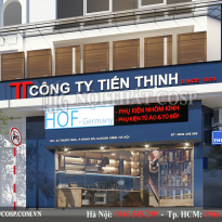 Thiết kế cửa hàng khóa điện tử Tiến Thịnh